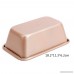 Champagne Gold Mini Loaf Pan Heavy-weight Carbon Steel 1 pound Small Bread Toast Mold Nonstick & Quick Release Coating - B07GJ51DCC